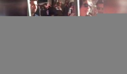 Zincirlikuyu'da tekme tokat metrobüs kavgası