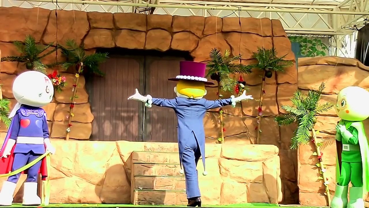 アンパンマンショー かなえてゆめのダンスショー よみうりランドにロールパンナちゃん登場 ブレなし高画質 Anpanman kidsshow