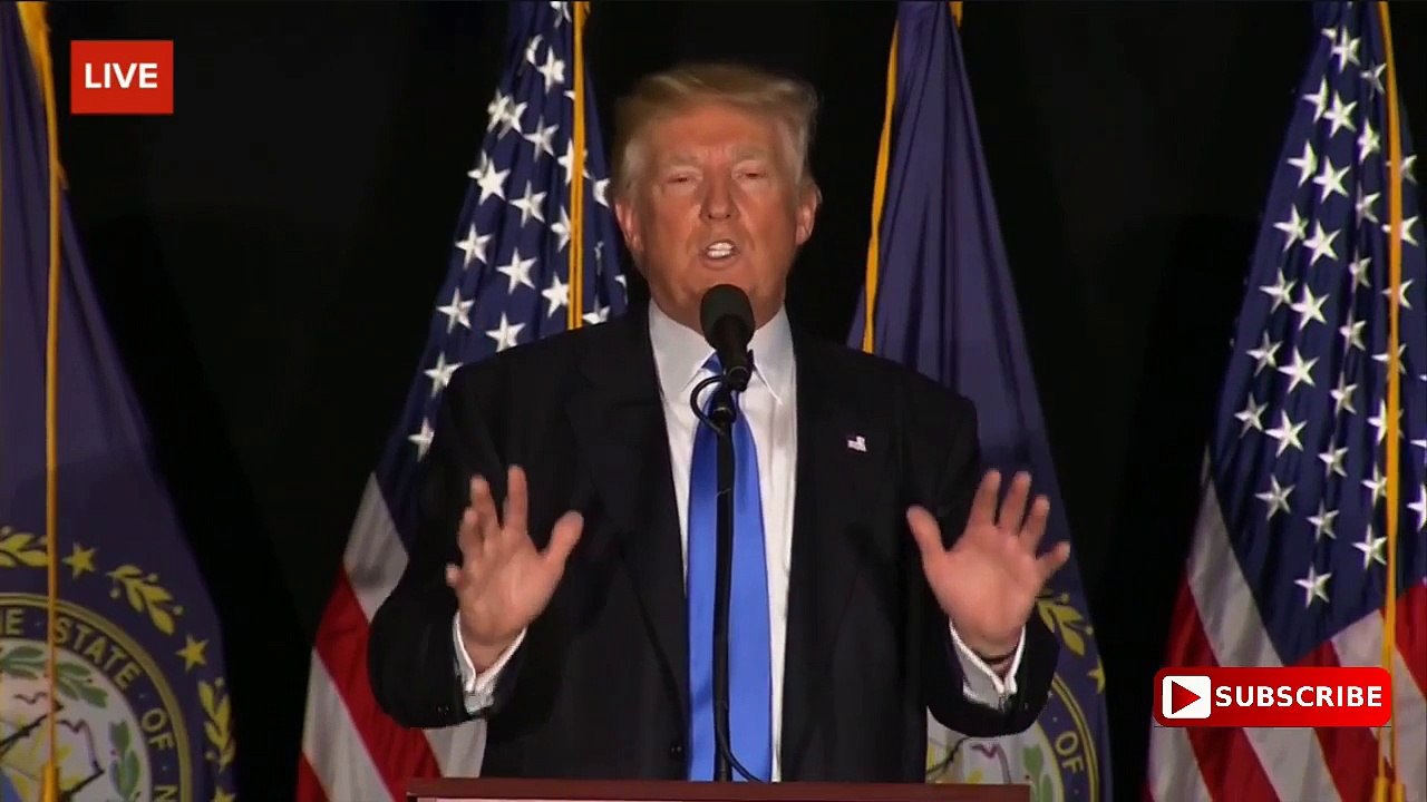 Full Speech- Donald Trump Rally in Manchester, New Hampshire (August 25, 2016) Trump Live Speech_35