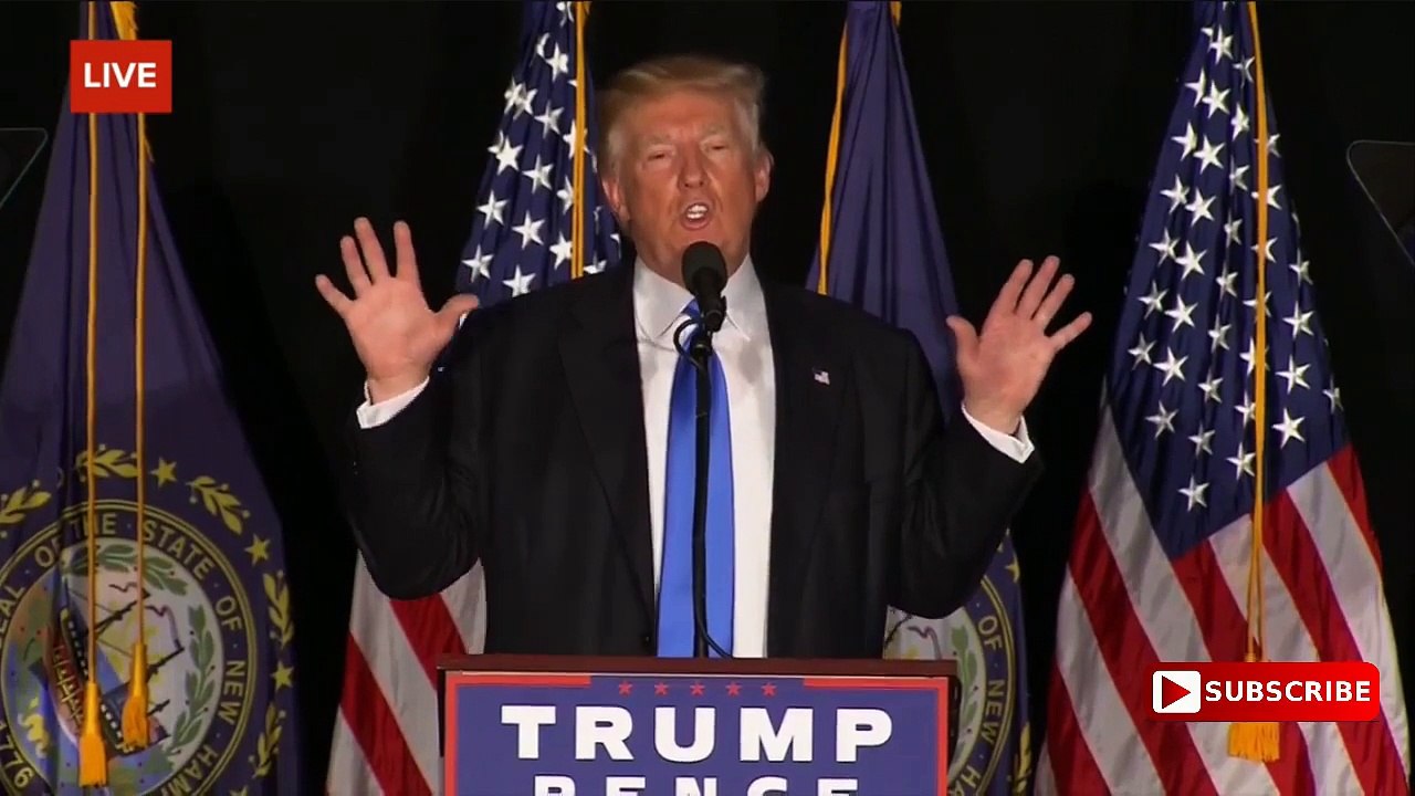 Full Speech- Donald Trump Rally in Manchester, New Hampshire (August 25, 2016) Trump Live Speech_37