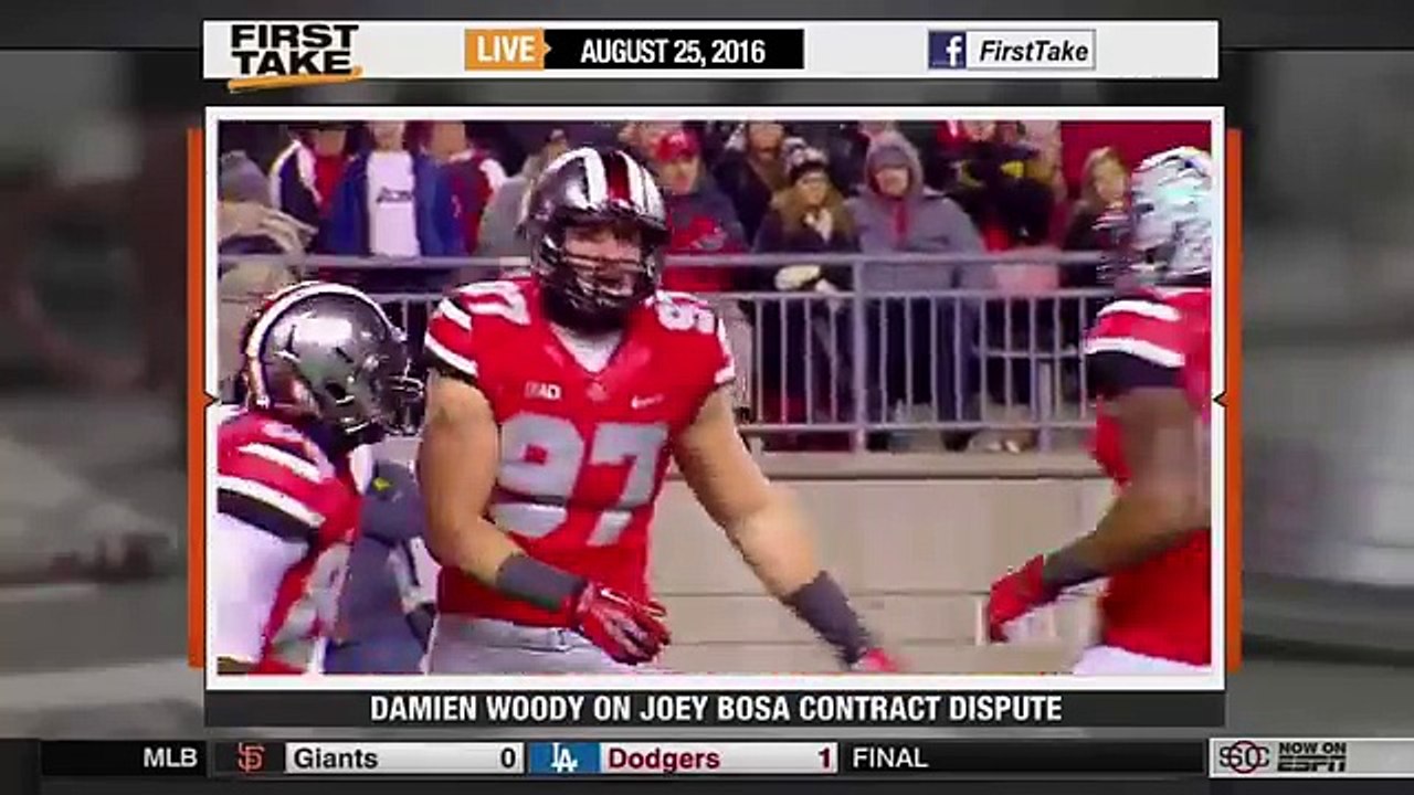 ESPN First Take - Should Joey Bosa Sit Out The Season-