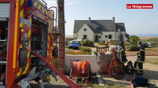 Sarzeau (56). 2 pompiers blessés dans un incendie