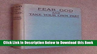[Reads] Fear God and Take Your Own Part Free Books