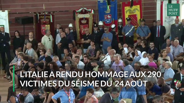L'Italie rend hommage aux victimes du séisme