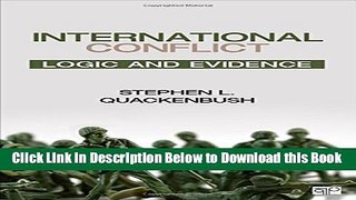 [Best] International Conflict; Logic and Evidence Online Ebook