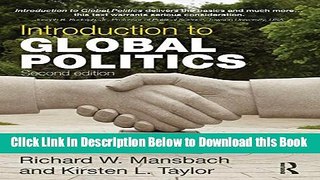 [Best] Introduction to Global Politics Free Books