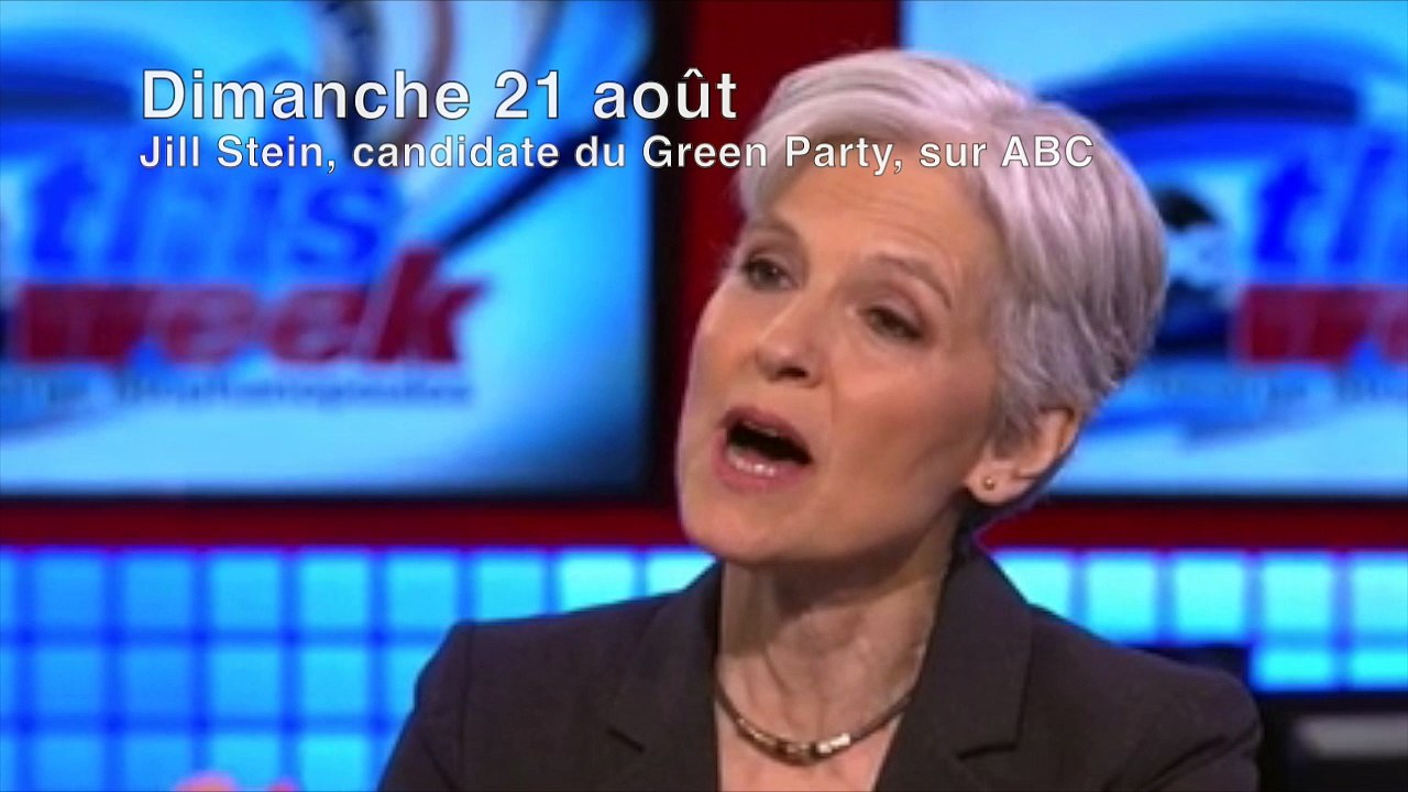 Zapping présidentielle américaine - Semaine du 21 au 26 août