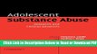 [Get] Adolescent Substance Abuse: Research and Clinical Advances Free New