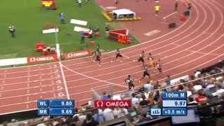 Asafa Powell Wins Men's 100m IAAF  Diamond League  2016 Lausanne