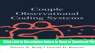 [Get] Couple Observational Coding Systems Free New