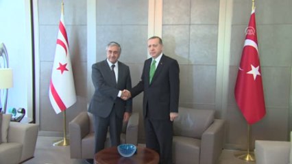 Cumhurbaşkanı Erdoğan, KKTC Cumhurbaşkanı Akıncı ile Görüştü