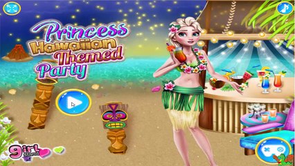 Princess Hawaiian Theme Party Game - Disney Princess Video Games For Girls