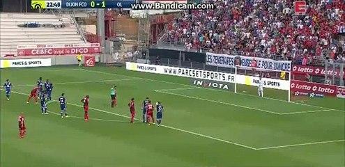 1-1 Sammaritano Penalty Goal - Dijon 1-1 Lyon - 27-08-2016