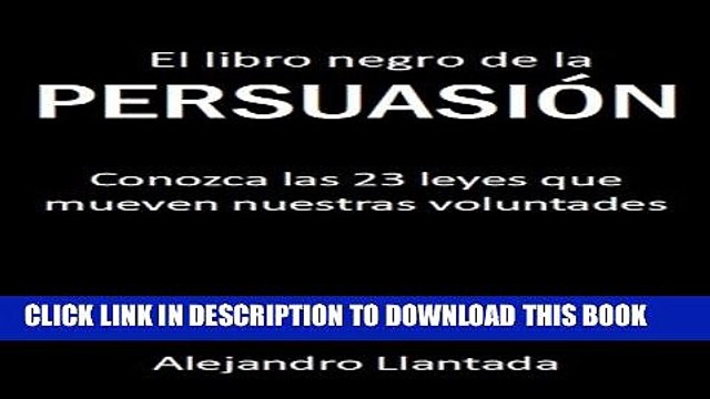 El Libro Negro De La Persuasión Pdf / El Libro Negro De La ...