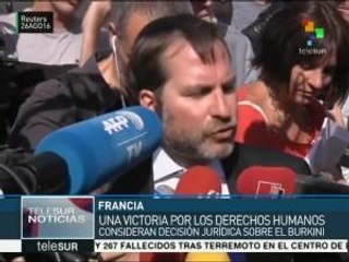 Francia: tribunal suspende prohibición de "burkinis"