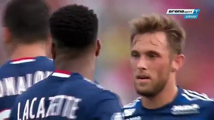 1-2 Alexandre Lacazette Goal - Dijon vs Lyon - 27.08.2016