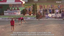 Huitièmes de finales F2, Sport Boules, France Simple, Thonon 2016