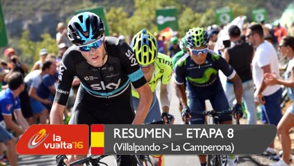 Resumen - Etapa 8 (Villalpando /  La Camperona. Valle de Sabero) - La Vuelta a España 2016