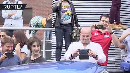 Batman in Russia This epic Batmobile just turned up in Moscow