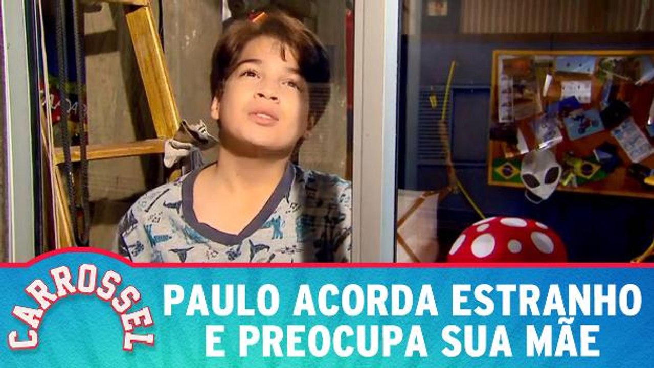 Paulo acorda estranho e preocupa sua mãe