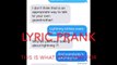 Calvin Harris ft Rihanna This Is What You Came For, LYRIC TEXT PRANK VIDEO