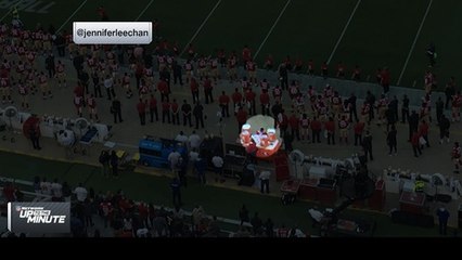 Colin Kaepernick refuses to stand for National Anthem