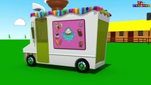 Ice cream truck for children - car cartoons for children