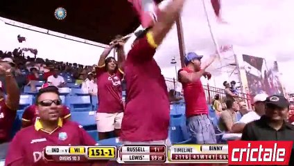 لوئس نے بھارتی باؤلر کو ایک اوور میں پانچ چھکے مار ڈالے دھونی کے طوطے اڑ گئے دیکھئے چھکے