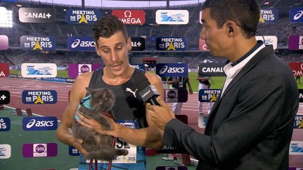 Meeting de Paris - 800M Messieurs - La réaction de Pierre-Ambroise Bosse