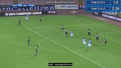 1-0 Arkadiusz Milik Goal HD - Napoli 1-0 AC Milan - Italy Serie A 27.08.2016 HD