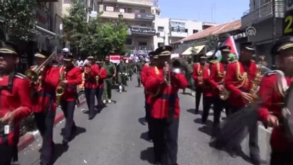 Naaşların Teslimini Talep Eden Filistinliler, Sembolik Cenaze Töreni Düzenlendi