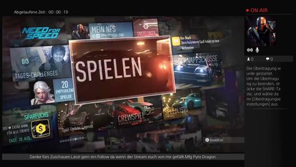 Live Übertragung GER/ Pyro Dragon Tv Need For Speed