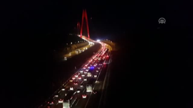 Yavuz Sultan Selim Köprüsü'nde Yoğun Trafik