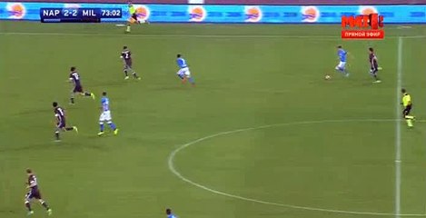 Jose Callejon Goal - Napoli 3-2	AC Milan - 27.08.2016