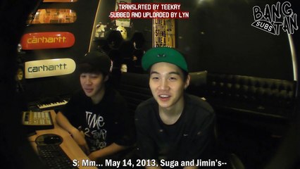 [ENG] 130514 Suga & Jimin's log