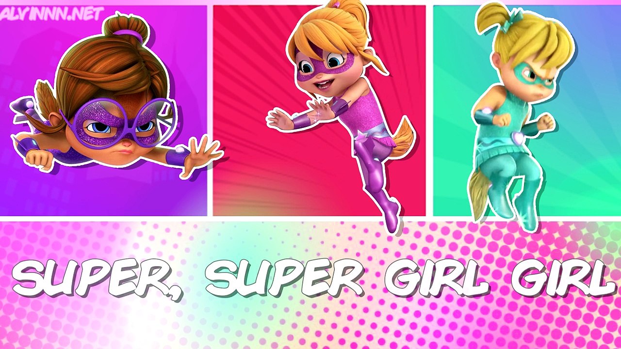 The Chipettes - Super Girl (with lyrics)