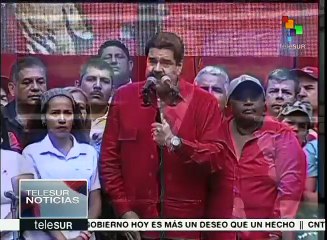 Venezuela: Maduro encabeza movilización en defensa de la paz