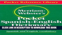 Collection Book Merriam-Webster s Pocket Spanish-English Dictionary (Flexible paperback) (Pocket