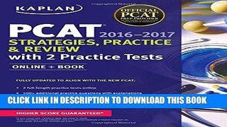 New Book Kaplan PCAT 2016-2017 Strategies, Practice, and Review with 2 Practice Tests: Online +