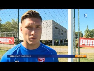Portrait de Gauthier Gallon Nîmes Olympique