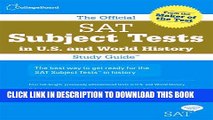 New Book The Official SAT Subject Tests in U.S.   World History Study Guide (Official Sat Subject