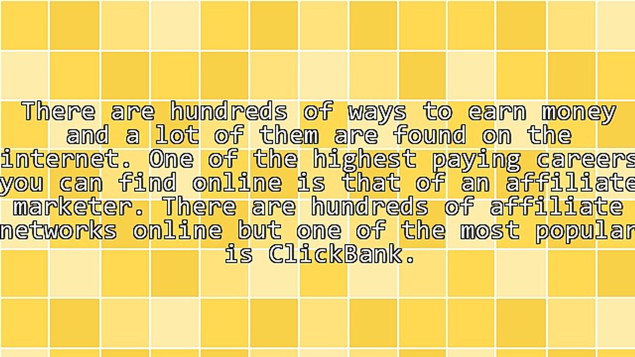 Some Tips About Being a ClickBank Affiliate