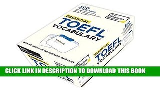 New Book Essential TOEFL Vocabulary (flashcards) (College Test Preparation)