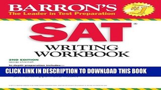 New Book Barron s SAT Writing Workbook