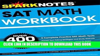 New Book SAT Math Workbook (SparkNotes Test Prep)