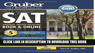 New Book Gruber s Complete SAT Guide 2015-16