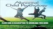 [PDF] Abnormal Child Psychology (text only) 4th (Fourth) edition by E.J Mash,D. A Wolfe Full