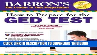New Book How to Prepare for the GEDÂ® Test: All New Content for the Computerized 2014 Exam (Barron