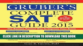 Collection Book Gruber s Complete SAT Guide 2015