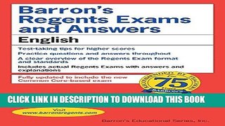 New Book Barron s Regents Exams and Answers: English